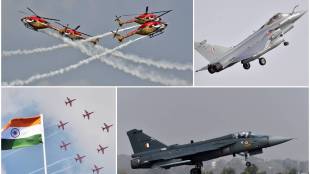 Aero India 2021, Aero India, Aero India 2021 theme, Aero India 2021 bangalore, Aero India 2021 bengaluru, Aero India 2021 live, Aero India 2021 images, Aero India 2021 photos, Aero India 2021 pics, rajnath singh, defence, Tejas, Sukhoi, Rafale, Hawk, Surya Kiran aircraft, Bengaluru Air Show