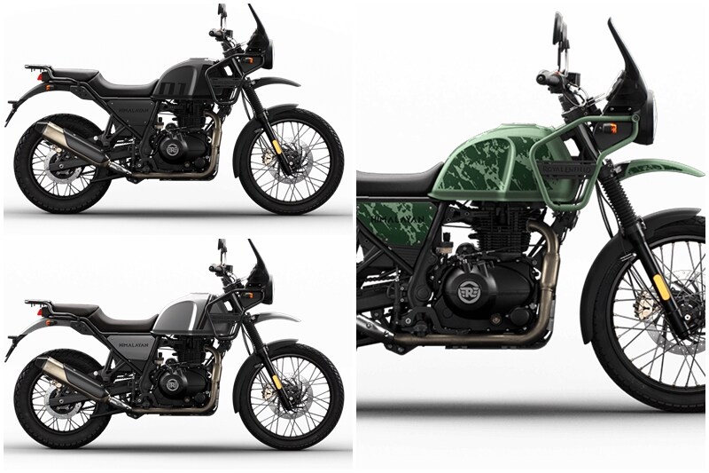 The Himalayan received a set of new colour options when the BS-Vi version was introduced and now in its 2021 version, there are more options to choose from. It now comes in six paint schemes - Rock Red, Lake Blue, Gravel Grey, Mirage Silver (new), Pine Green (new), and Granite Black (updated). Snow and Sleet Grey have been discontinued.