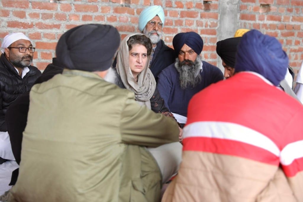 Priyanka Gandhi in Rampur. 