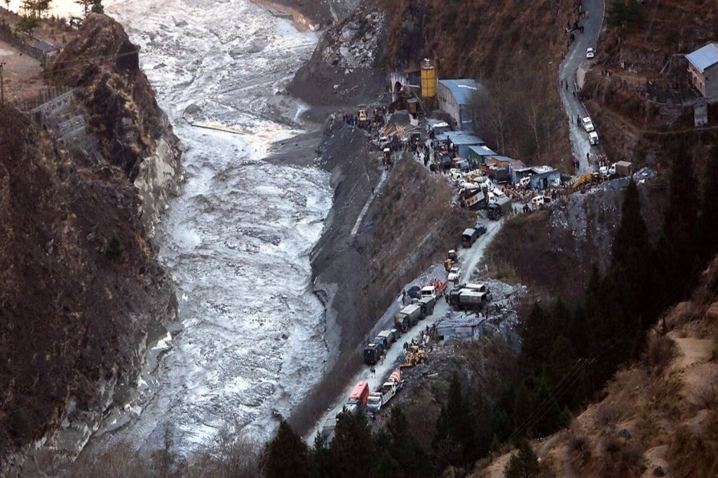 Uttrakhand floods, Uttrakhand avalanche in Chamoli district, Uttrakhand glacier outburst