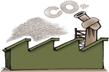 India emitted 1.99 GT of CO2 in 2014: Electricity production (54%) followed by manufacturing industries and construction (25%) and transport (12%)
