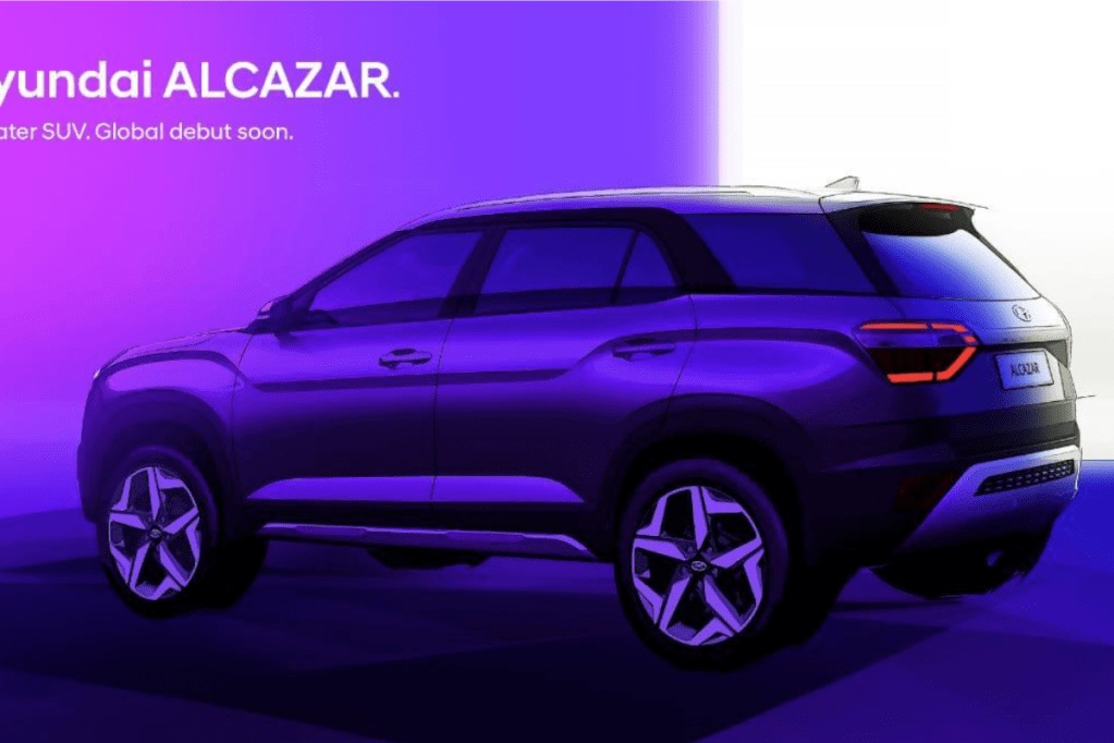 Hyundai Alcazar rear sketche