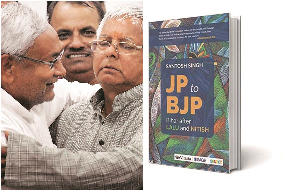 A file photo of Bihar chief minister Nitish Kumar (left) with former CM Lalu Prasad Yadav PTI