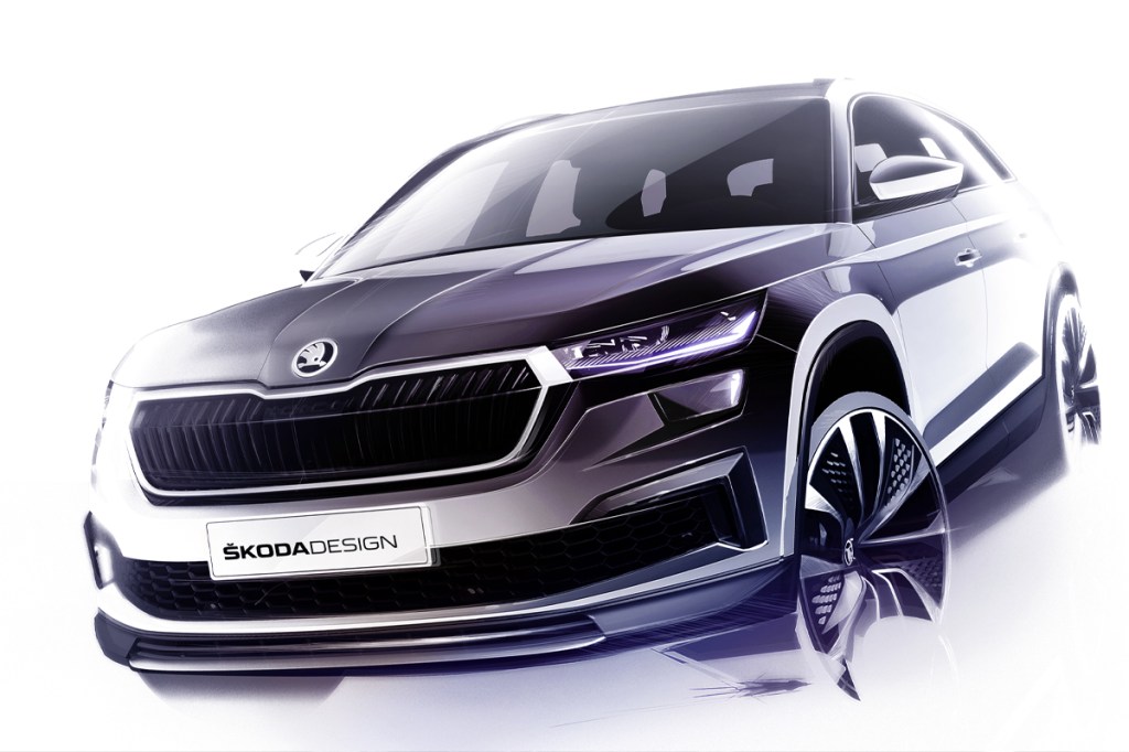 2021 Skoda Kodiaq teased ahead of global debut in April: India launch this year
