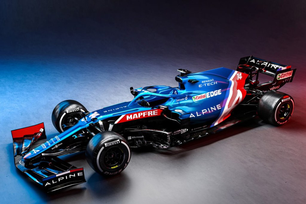 Alpine F1’s stunning Metallic Blue 2021 livery revealed ahead of Silverstone shakedown