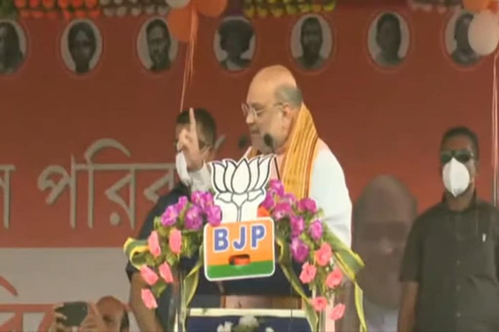 Amit Shah bengal rally Amit Shah bengal rally