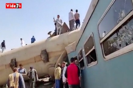 Egypt train accident Egypt train accident