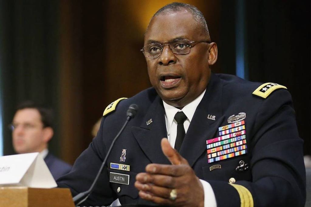 US Secretary of Defence Lloyd J Austin