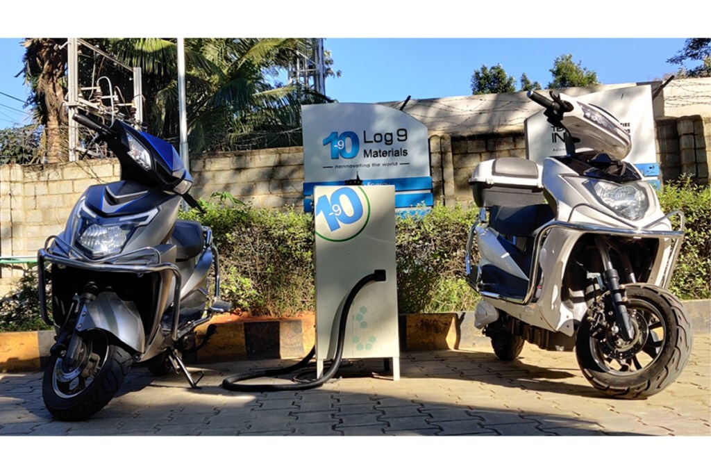 Log 9 Materials Two wheeler charging