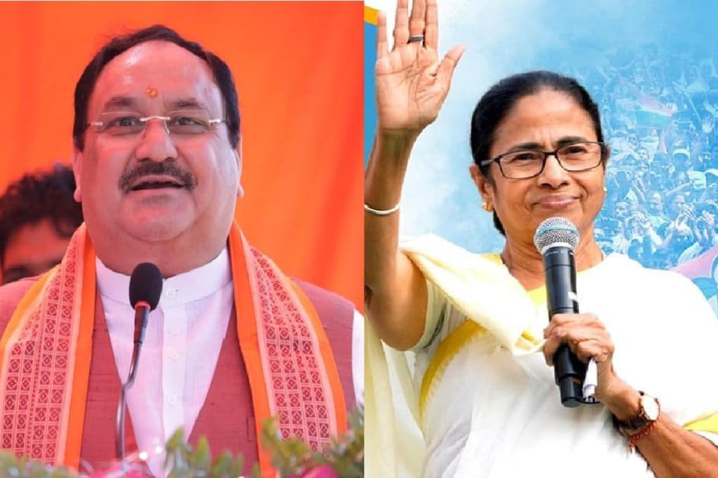 West Bengal BJP TMC Mamata banerjee JP Nadda
