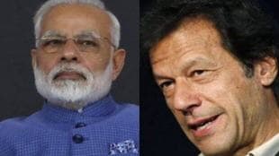 Prime Minister Narendra Modi and Pakistan's PM Imran Khan.