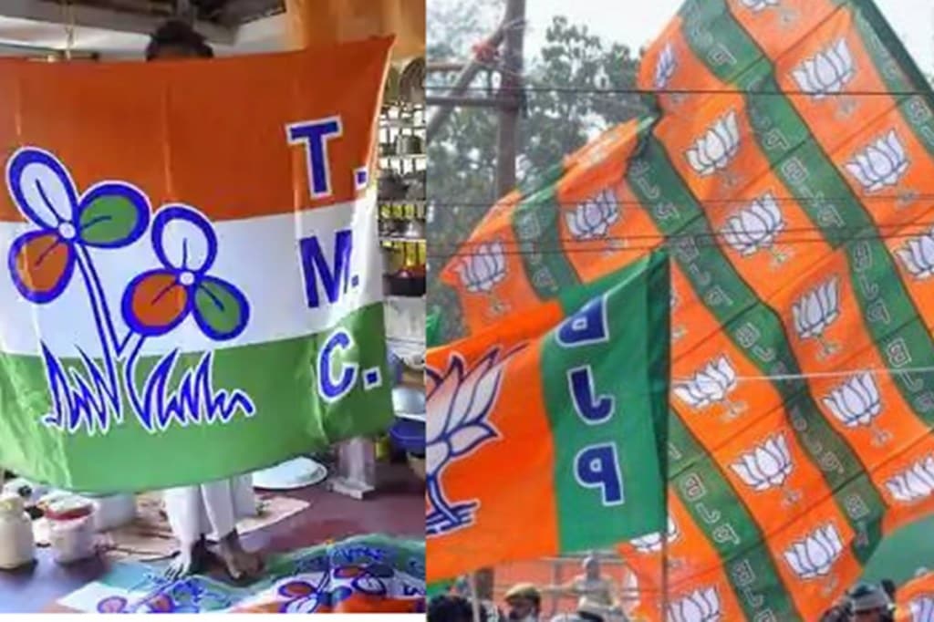 TMC BJP Slogan West Bengal Jai Shree Ram TMC BJP Slogan West Bengal Jai Shree Ram