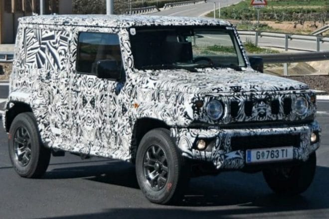 Suzuki Jimny Long Wheelbase Spy Shot Front Left