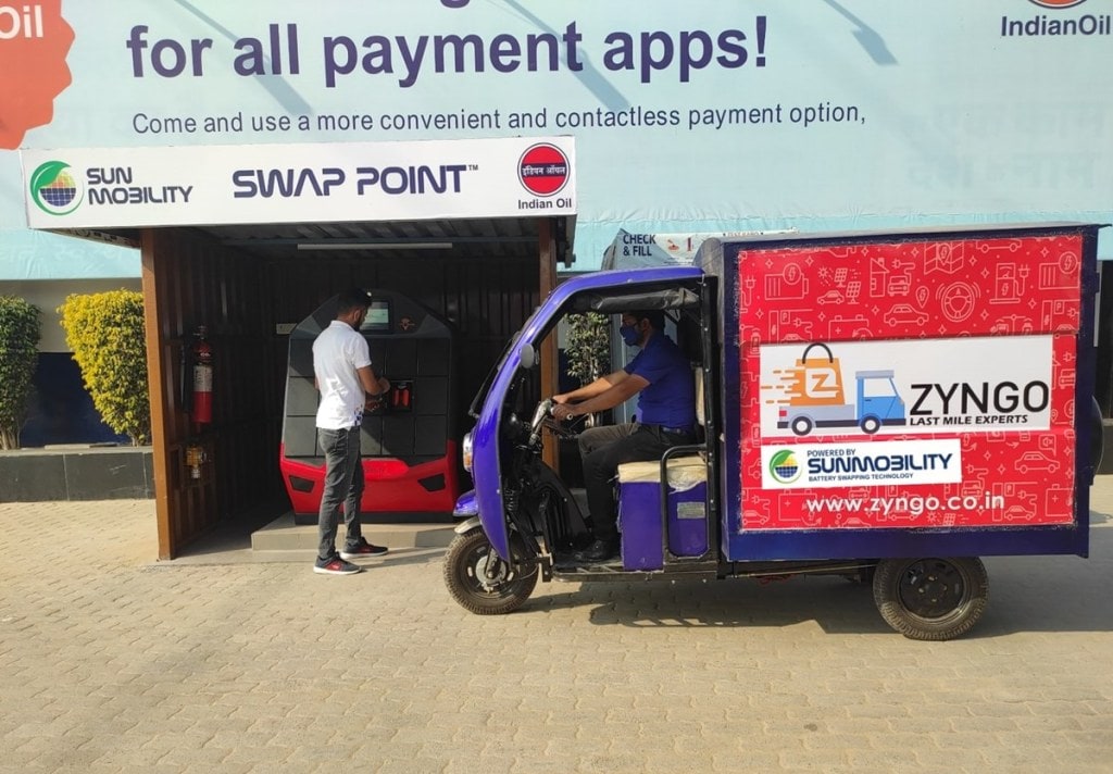 Zyngo to use Sun Mobility electric vehicle battery swapping stations: 120 EVs deployed in Delhi-NCR