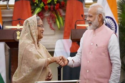 modi Sheikh Hasina