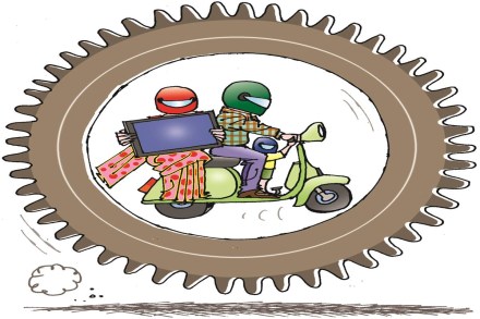 The emergence of a large bulge of population out of absolute poverty, and poised to enter the middle class, would create a new dynamics.
