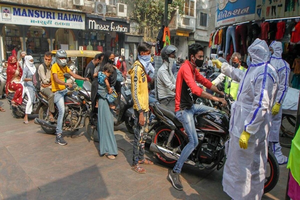 Out of the total cases, 315 were reported from Surat while another major chunk of 264 cases were reported from Ahmedabad. (Credit: PTI Image)