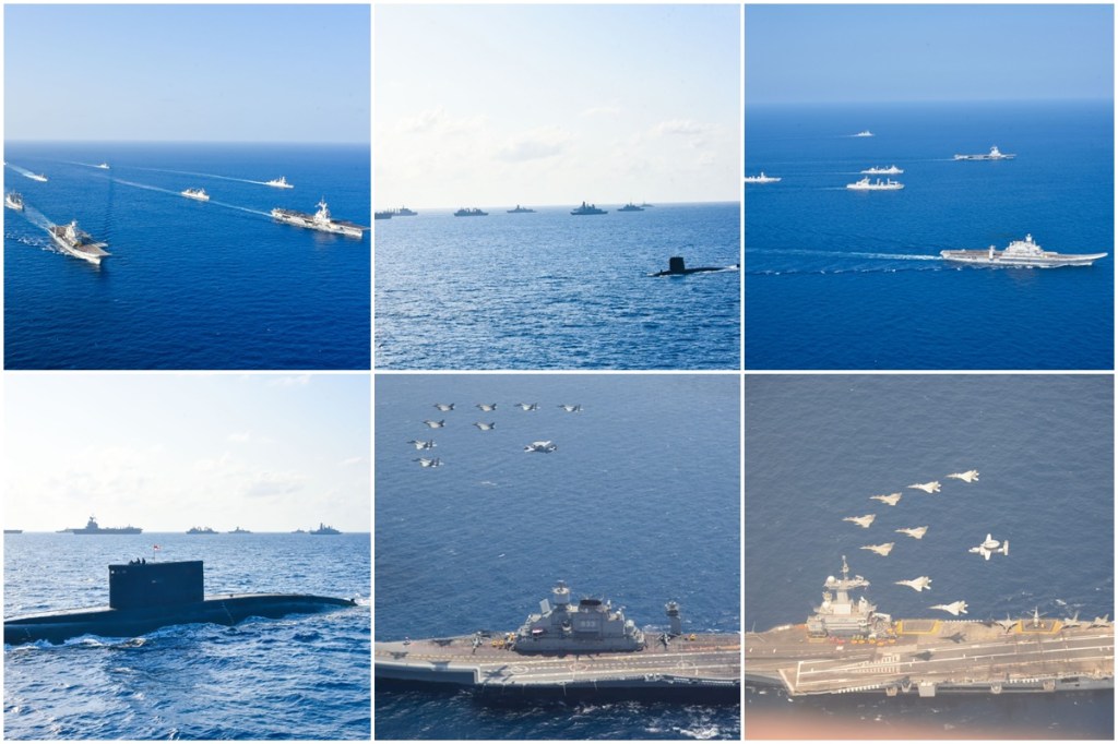 Indian Navy has always maintained a tactical advantage over the IOR to ensure compliance to the internationally established Rules of the Road (ROR) for the seas. (REPRESENTATIONAL IMAGES -- Ex VARUNA 2019)