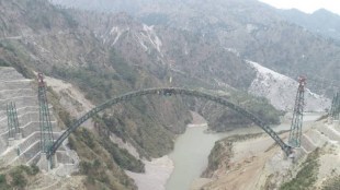 Since the arch closure happened in early April, Chenab bridge has also recently been in the news. Construction wasn’t easy, given the terrain.