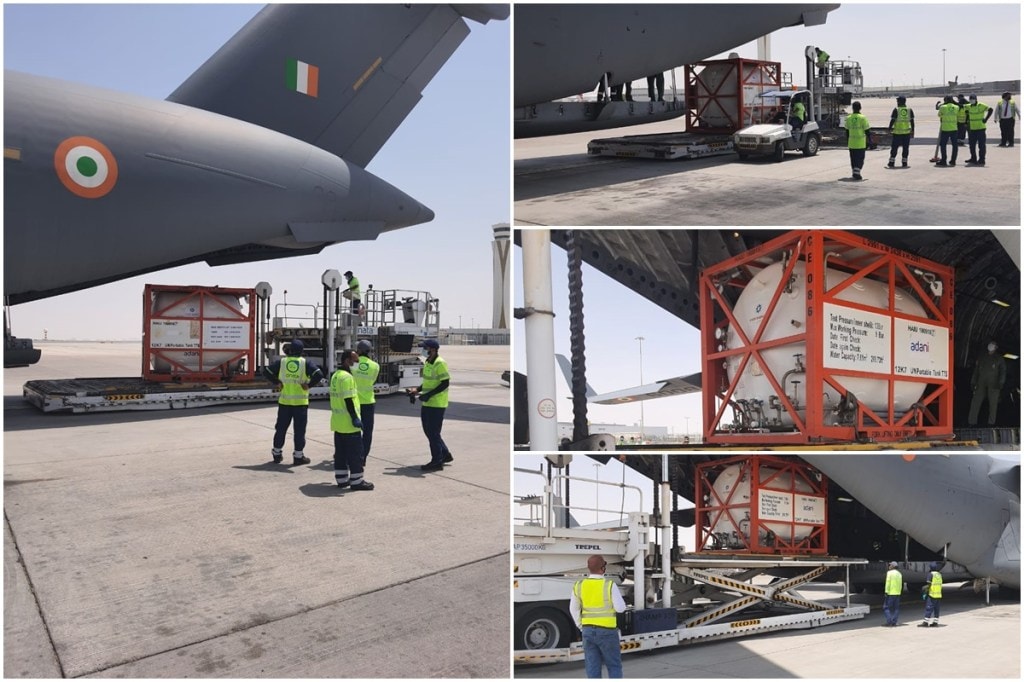 According to the official spokesperson of the Indian Navy, on Sunday morning (April 25, 2021), Kochi based INS Sharda, undertook transfer of essential medical supplies to the capital of UTL, Kavaratti. (Photos Credit : Indian Air Force)