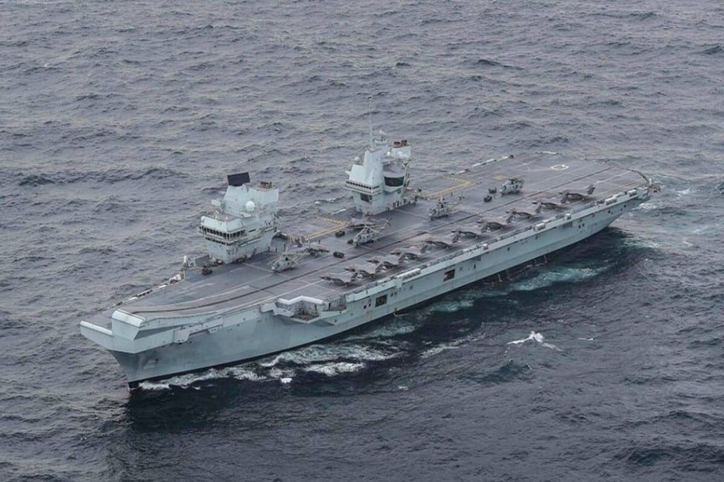 HMS Queen Elizabeth. (Twitter - HMS Queen Elizabeth/ @HMSQNLZ)
