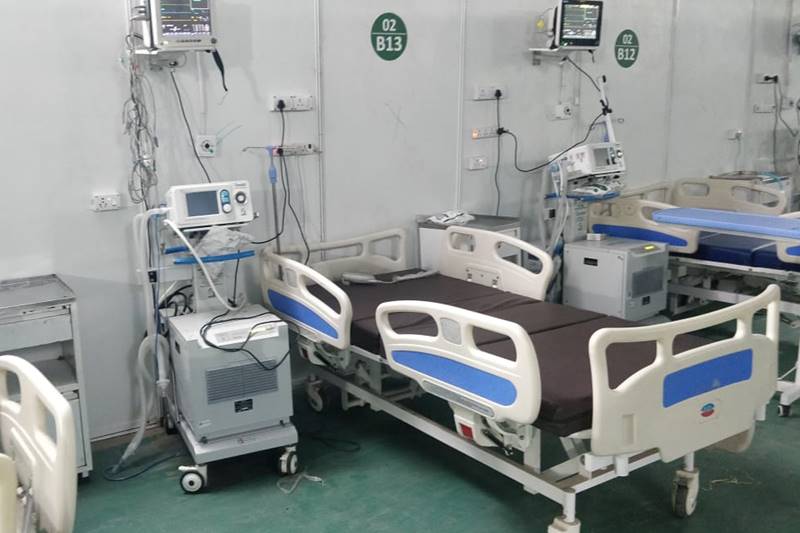 COVID-19, coronavirus, COVID-19 in India, COVID-19 in delhi, coronavirus in india, corona in india, coronavirus cases in india, COVID patients, DRDO, Defence Research and Development Organisation, hospital, COVID-19 patients, oxygen, ventilators