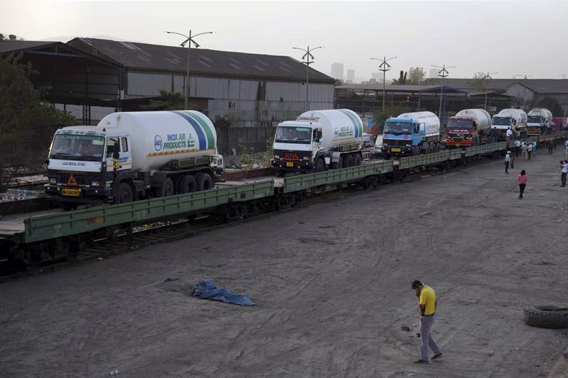 Indian Railways, Railways, Oxygen Express, Oxygen Express train, Indian Railways' Oxygen Express, medical oxygen, oxygen, Maharashtra, Piyush goyal, Railways Minister Piyush Goyal, Indian Army, liquid medical oxygen