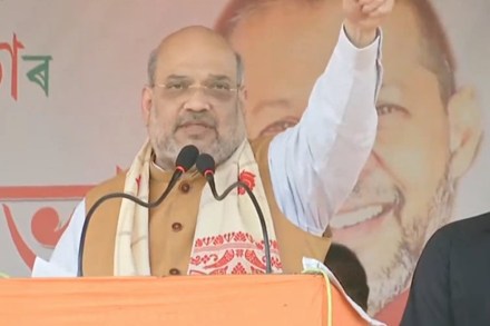 Amit Shah Assam Badruddin Ajmal