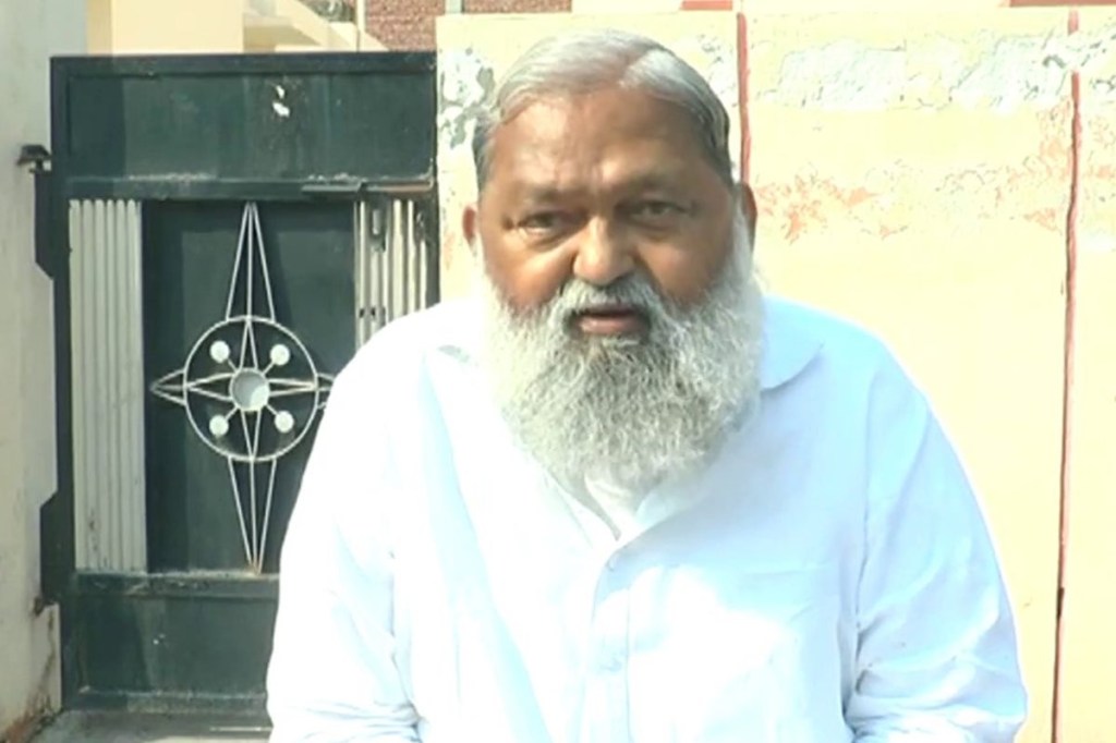 farmers protest Anil vij farmers protest Anil vij