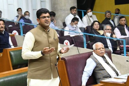 farmers protest Dushyant Chautala
