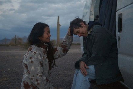 Nomadland, Chloe Zhao, best picture Oscars 2021, 93rd Academ,y awards, best director, first director of color, David Strathairn and Linda May, meditative drama Nomadland