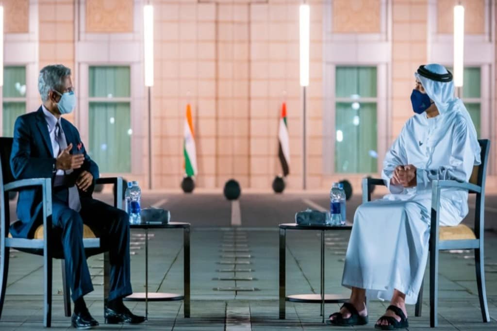 UAE counterpart Sheikh Abdullah
