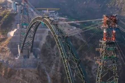 Chenab bridge, railway bridge