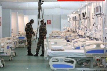Indian Army's base hospital, covid facility, 900 oxygenated bed, hospital beds for covid patients , 35 ICU beds , exonasion of Covid treatment facility in india, covid second wave in india