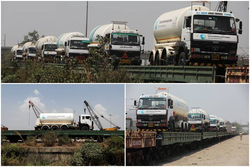 Indian Railways, Railways, Oxygen Express, Oxygen Express train, Indian Railways' Oxygen Express, medical oxygen, oxygen, Maharashtra, Piyush goyal, Railways Minister Piyush Goyal, Indian Army, liquid medical oxygen