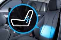  Front seats with 4-way lumbar support 