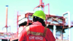 A drillship of Oil and Natural Gas Corporation (ONGC) and three barges of private contractor Afcons working on the state-owned firm's oilfield went adrift after their anchors gave away in the storm on Monday night.