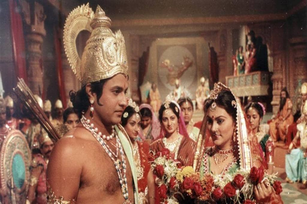 Dipika Chikhlia, Arun Govil, Ramanand Sagar’s Ramayan, coronavirus lockdown, covid i9, national tv, stra bharat, mythological tvs shows in India, Mahabharat, BARC ratings
