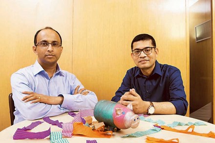 Vantage Circle co-founders Anjan Pathak (L) and Partha Neog