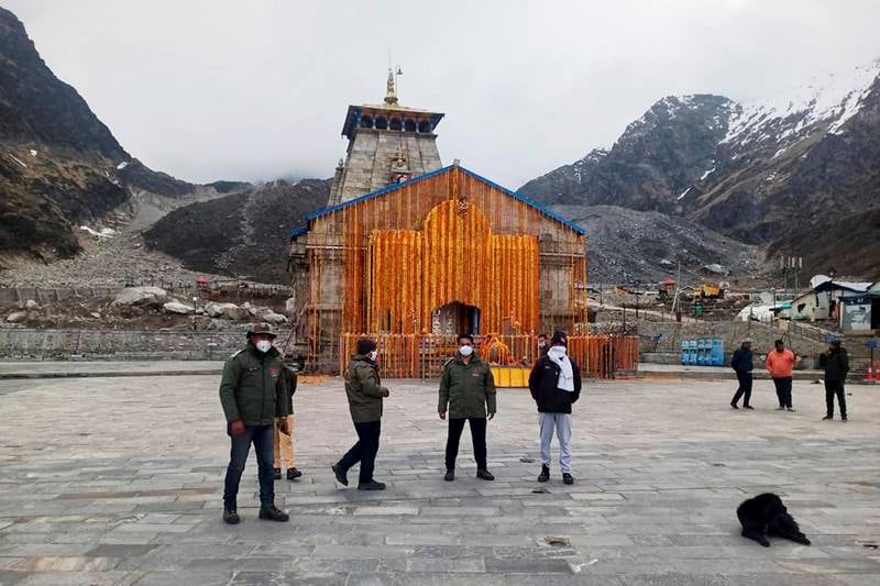 Kedarnath temple open, badrinath temple