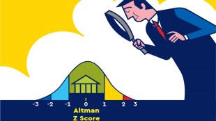Altman developed the Z score as a tool for predicting the bankruptcy of a bank.