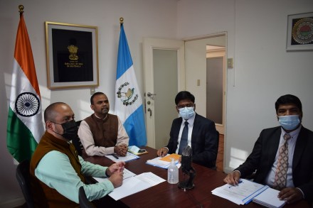 Confirming this, India’s ambassador to Guatemala BS Mubarak told Financial Express Online "Apart from other issues, the discussions also revolved around the Defence and Security sector. India has offered training for the Civil Police and briefed the Guatemalan delegation on the strengths of the Indian defence sector." Confirming this, India’s ambassador to Guatemala BS Mubarak told Financial Express Online "Apart from other issues, the discussions also revolved around the Defence and Security sector. India has offered training for the Civil Police and briefed the Guatemalan delegation on the strengths of the Indian defence sector."