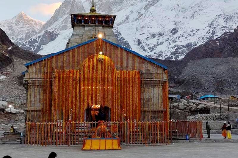 Kedarnath temple open, badrinath temple