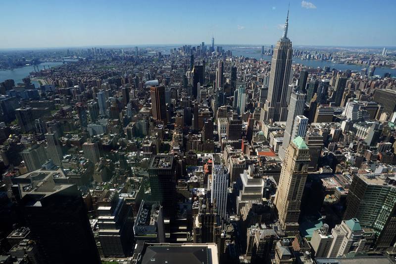 new york, new york city, Manhattan, observation deck, NYC, Empire State Building, skyscraper