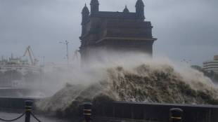 Videos of huge tidal waves lashing the Gateway of Mumbai area went viral on social media platforms where people also shared images of the trail of destruction left by the cyclonic storm at some of the prominent monuments here.