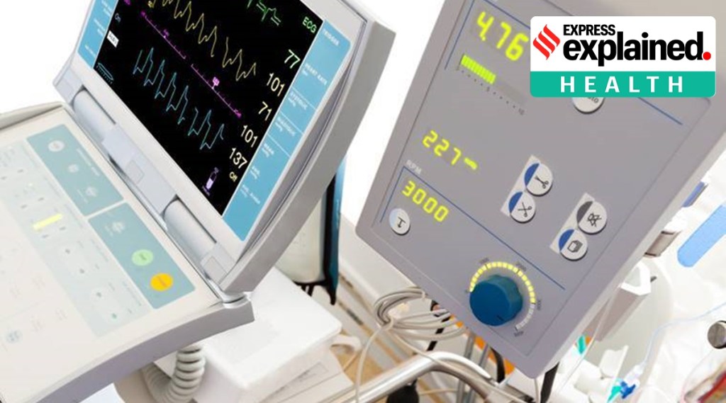 The device can take carbon dioxide out from the patient’s blood and then adds oxygen to it. Image: IE