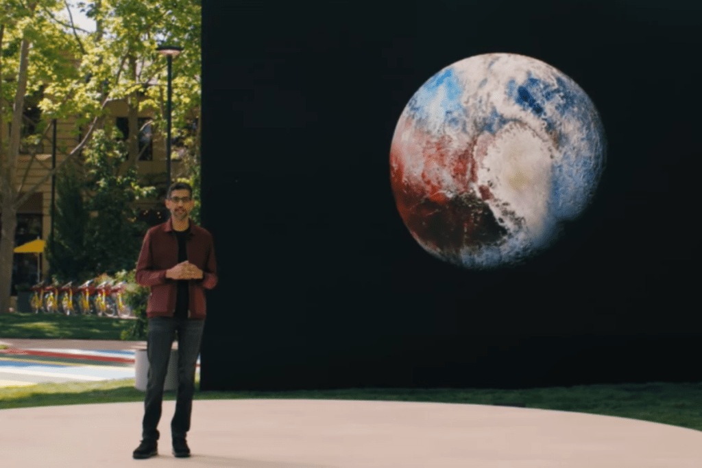 Well, the conference had been cancelled last year, so by no means was Google not going to make this one a big event.