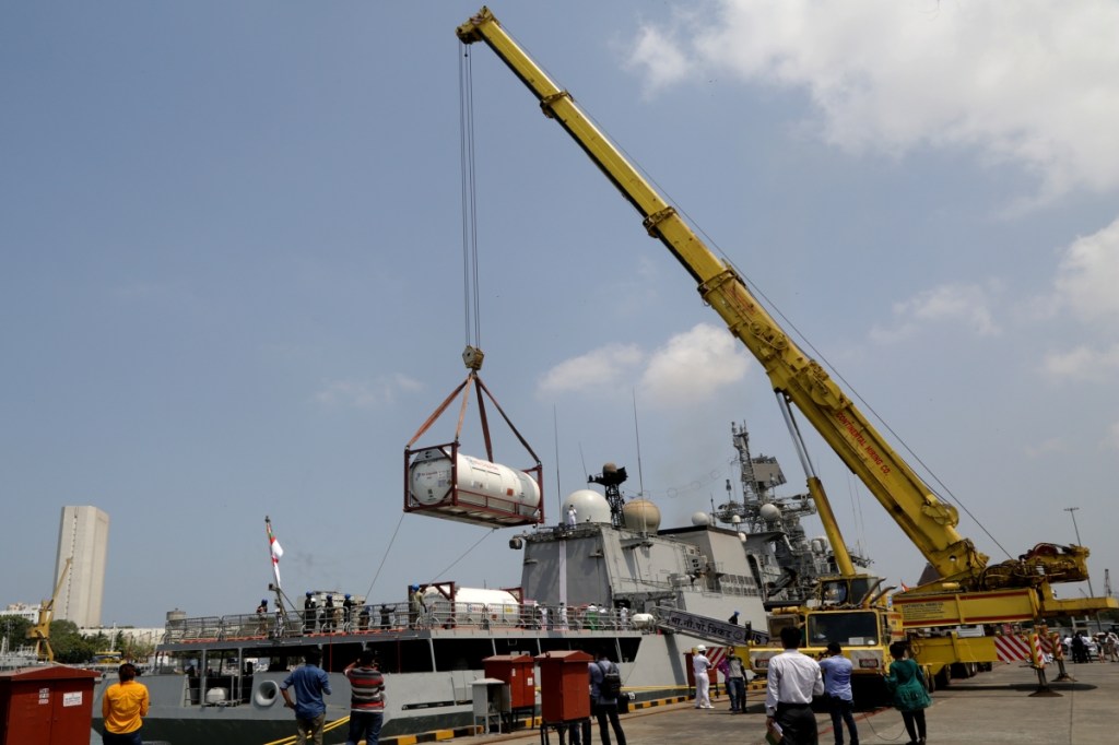 INS Kolkata at New Mangalore, INS Trikand entered Mumbai and INS Airavat, Indian navy helping in covid fight, armes forces, Cabinet of Kuwait, Kuwait aircraft,