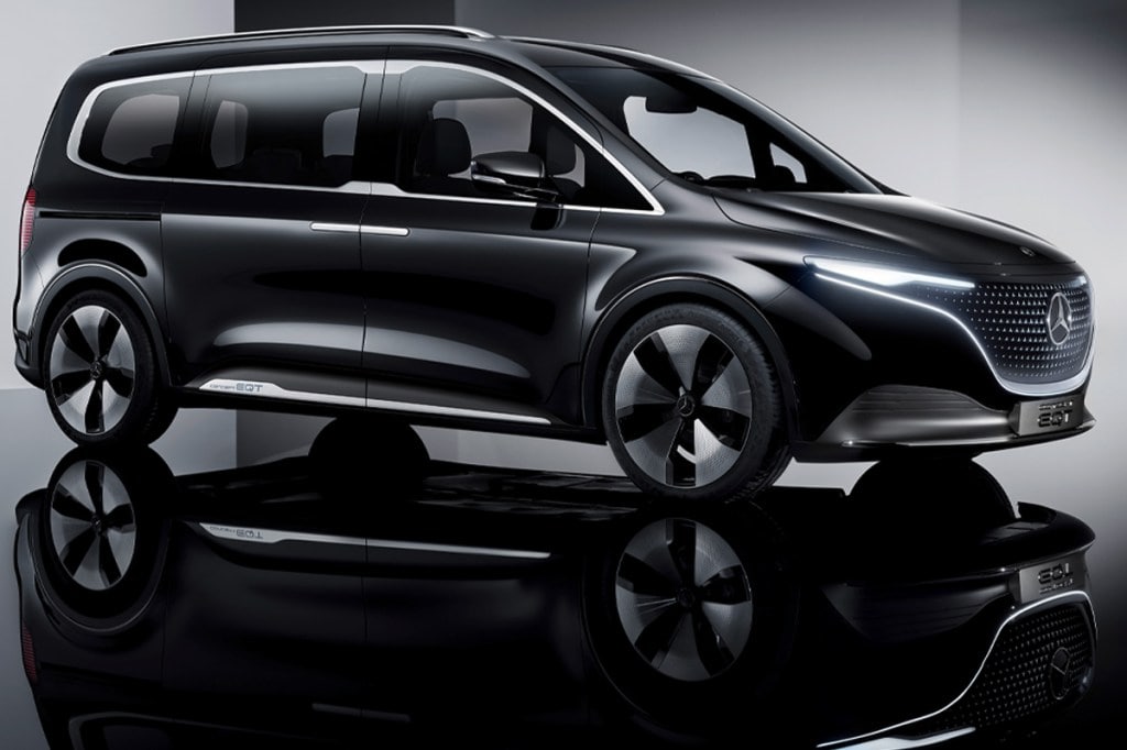 Mercedes-Benz EQT Concept Revealed: Smaller V-Class that runs on electricity