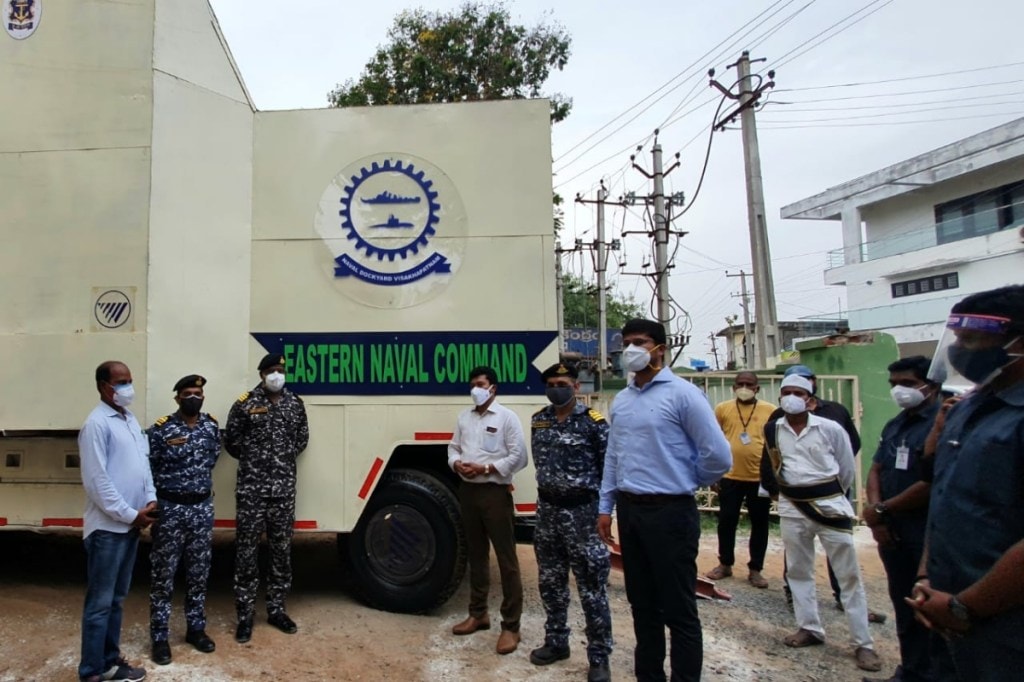 Oxygen on Wheels, Covid Centre Care, Naval Dockyard Visakhapatnam, Oxygen Pipeline, COVID Health Care Centre at Palasa, Oxygen round thee clock Oxygen on Wheels, Covid Centre Care, Naval Dockyard Visakhapatnam, Oxygen Pipeline, COVID Health Care Centre at Palasa, Oxygen round thee clock